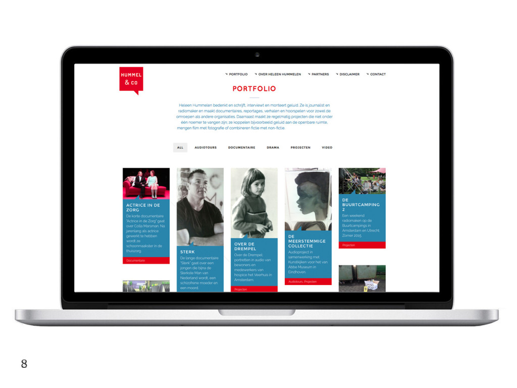 Website Hummel & Co - webdesign: ontwerpbureau VA